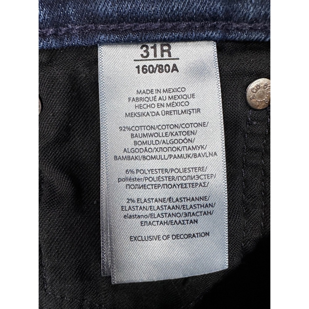 Polo Ralph Lauren Sullivan Slim Jeans Mens 31R Dark Wash Blue Denim Pants 31x30 - Picture 7 of 12